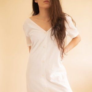 Theory Button Back Dress